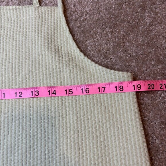 Madewell Light Green Ribbed Boxy Tank Cami Top Women's Size Medium #219 - Picture 6 of 8